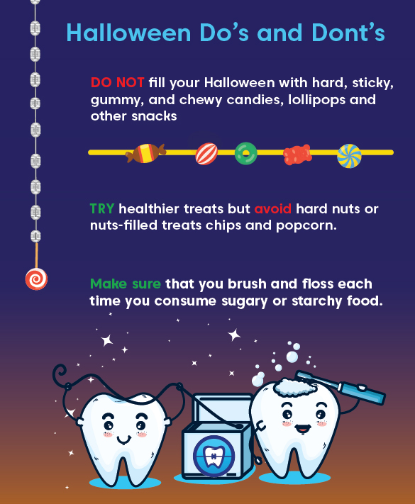 Halloween Tips in National Orthodontic Health Month