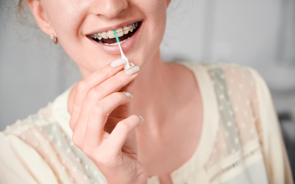 brushing with braces