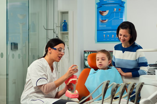 how braces are put on