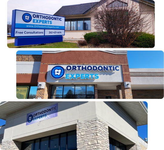 Orthodontic Experts Clinic's Exterior View in Racine, Menomonee Falls & Hales Corners