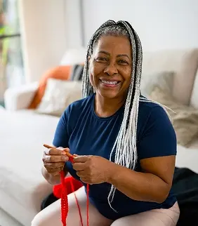 Adult Woman with Braces