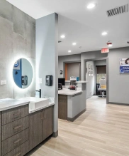 Washing area